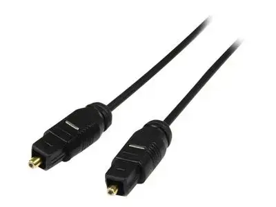 StarTech.com 15 ft Thin Toslink Digital Optical SPDIF Audio Cable - 15ft | 15 Feet Optical Audio Cable (THINTOS15) - digital audio cable (optical) - 4.6 m