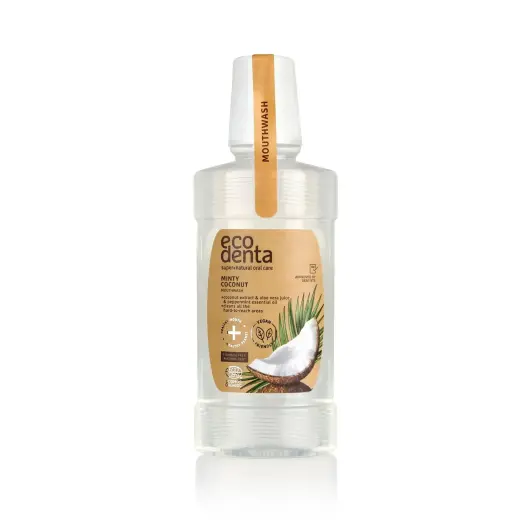 Ecodenta, Mouthwash, Coconut & Mint, Fresh Breath, 500 ml