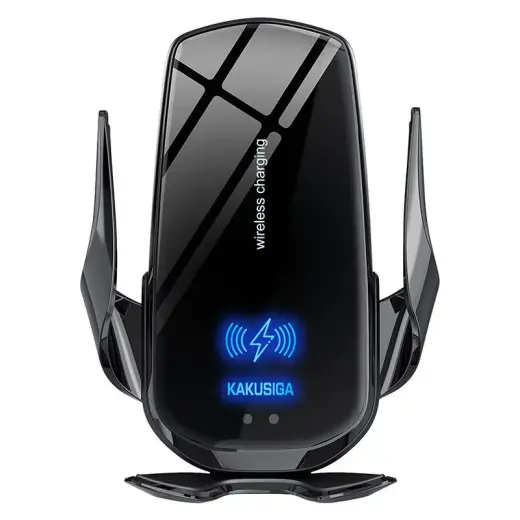 KAKU KSC-795 automaatne auto telefonihoidik 15W juhtmevaba laadimisega