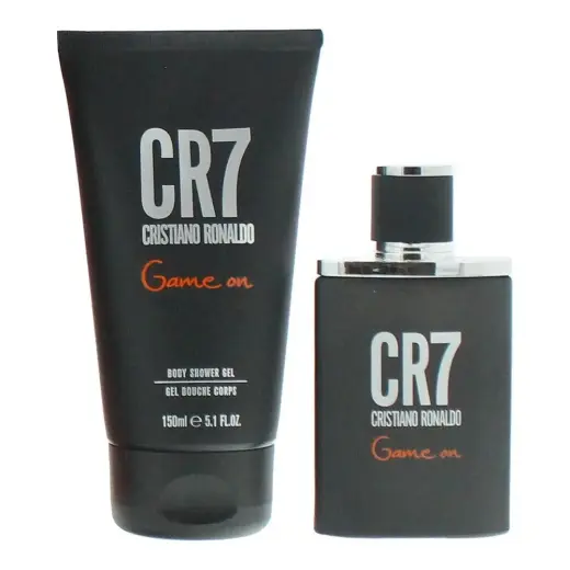 Set Cristiano Ronaldo: CR7 Game On, Eau De Toilette, For Men, 30 ml + CR7 Game On, Shower Gel, Body, 150 ml