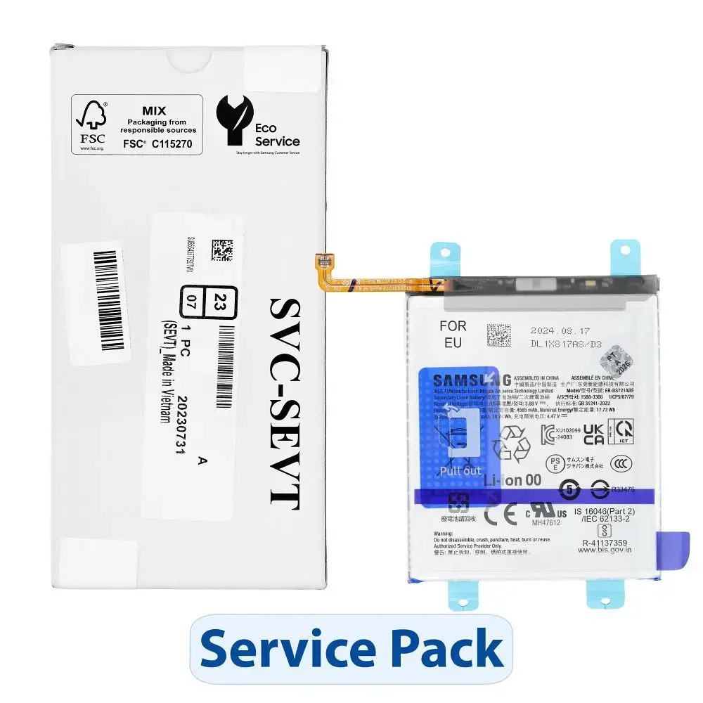 ServicePack Battery EB-BS721ABY for SAMSUNG S24 FE S721B GH82-35853A