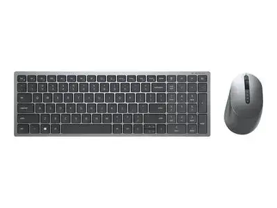 Dell Keyboard and Mouse Set KM7120W - GB Layout - Grey|Titanium