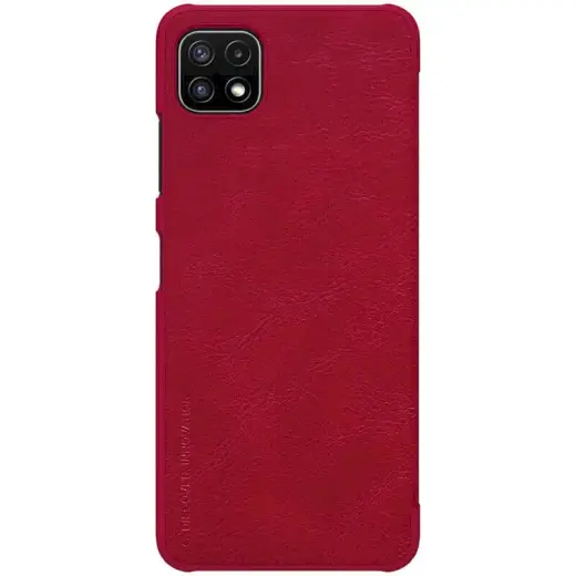 Nillkin Qin Book Case for Samsung Galaxy A22 5G Red