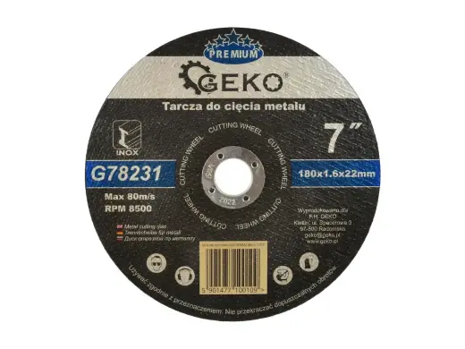 Metallilõikeketas GEKO Premium 180x1,6x22,2mm