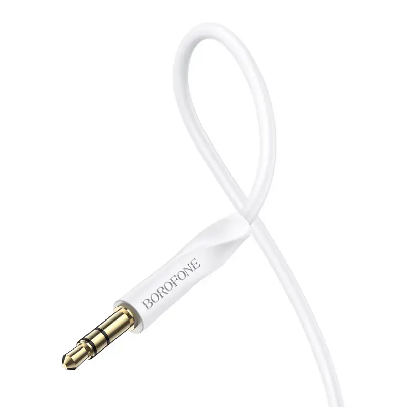 Borofone Cable BL16 - jack 3,5mm to jack 3,5mm - 1 metr white