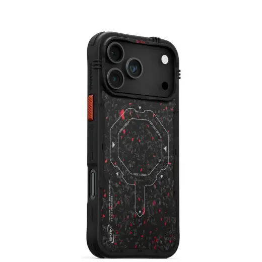 Skinarma Vektor telefono dėklas iPhone 17 Pro Max juodas