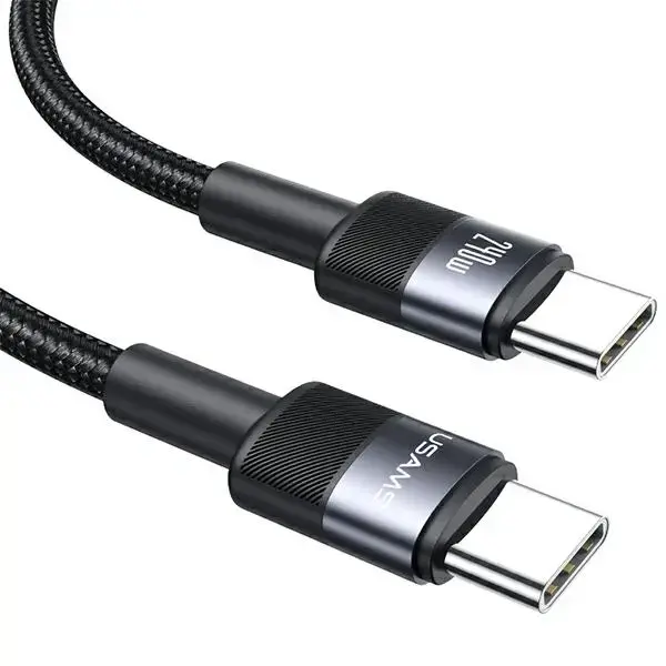 USAMS SY Sereis SJ727USB01 datu pārraides un uzlādes vads | USB-C uz USB-C | 240W | 1.2m