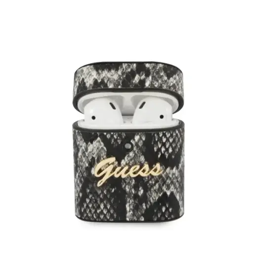 Guess GUACA2PUSNSMLBK AirPods cover black Python Collection
