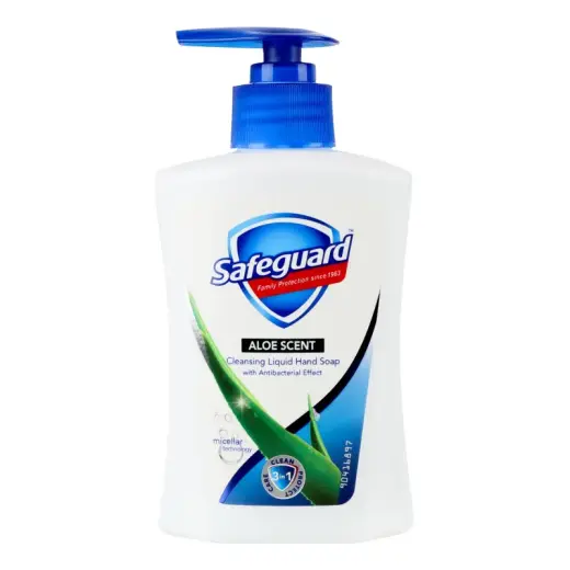 Safeguard šķidrās roku ziepes ar alveju, 225ml