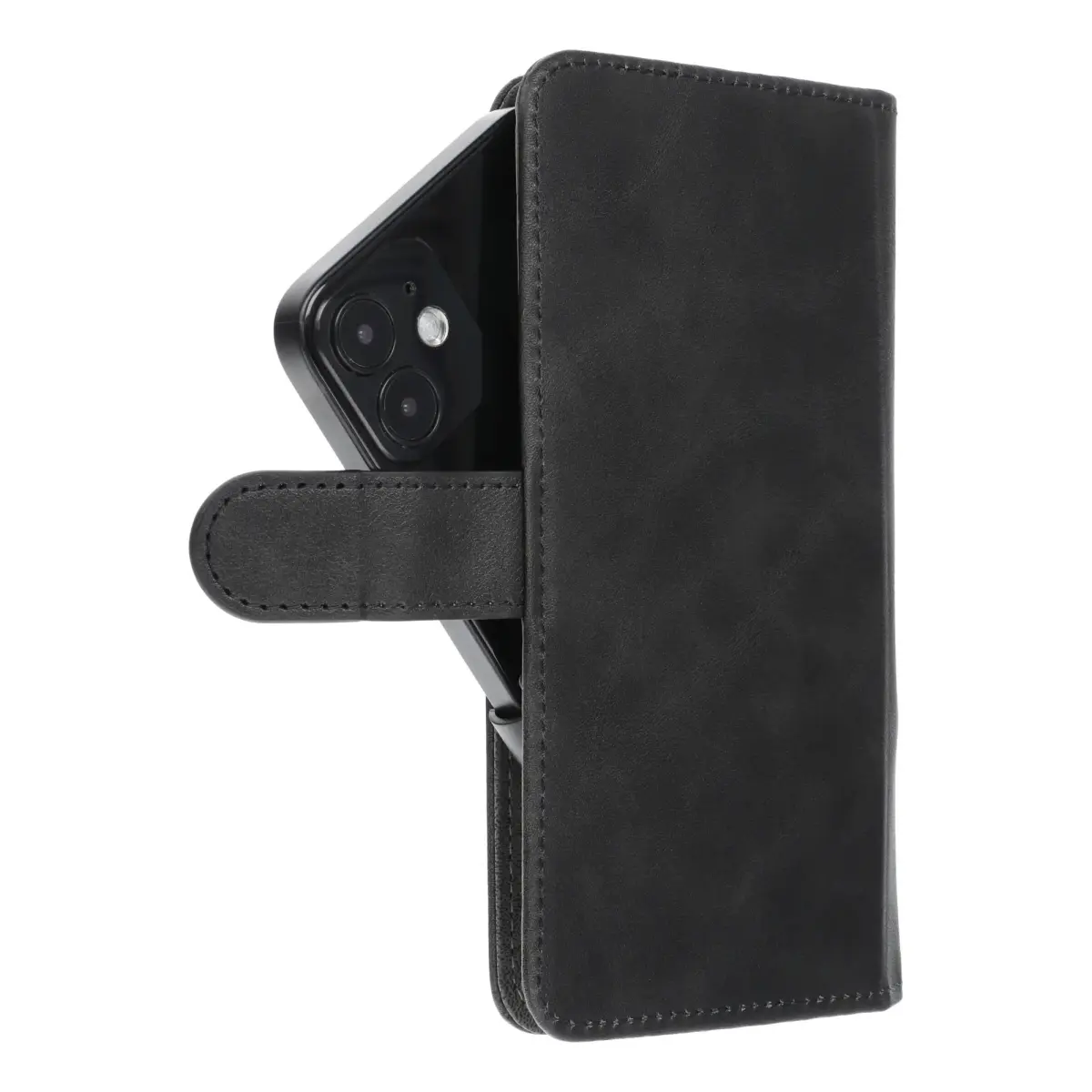 Universal book case COMMON size M for SAMSUNG S21 / NOTE / NOTE 2 / NOTE 3 / S10 / HUAWEI P30 Lite / P9 / P9 Lite / SONY XPERIA Z3 / Z4 / Z5 black