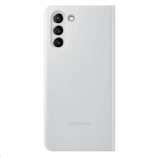 EF-ZG991CJE Samsung Clear View Cover for  Galaxy S21 Light Gray