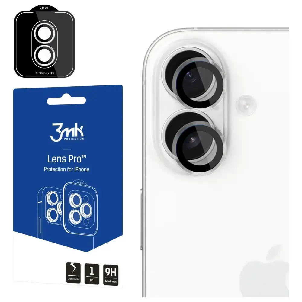3MK Lens Protection Pro for Apple iPhone 17 Clear