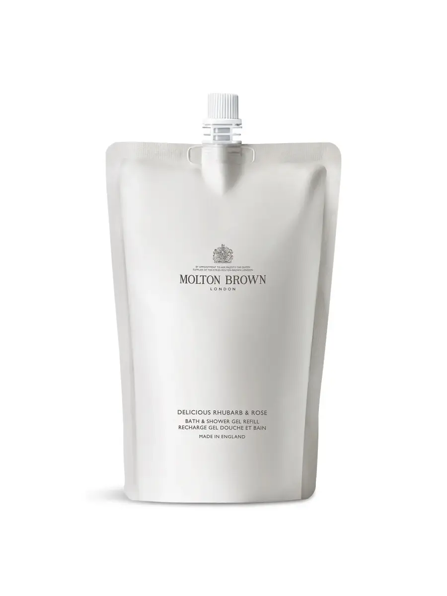 Molton Brown London Unisex 13.5oz Delicious Rhubarb & Rose Bath & Shower Gel