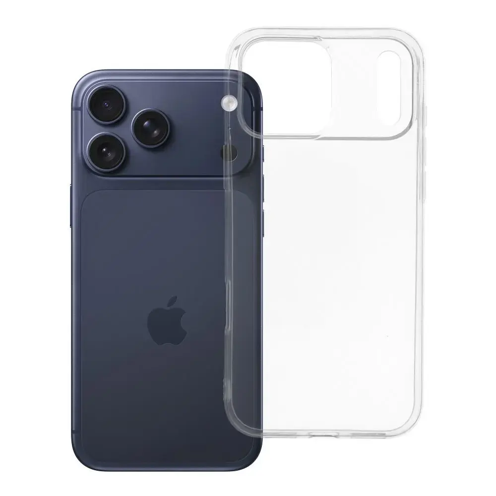 Case for iPhone 17 Pro Max / 18 Pro Max Clear Case 2 mm (camera protection) transparent