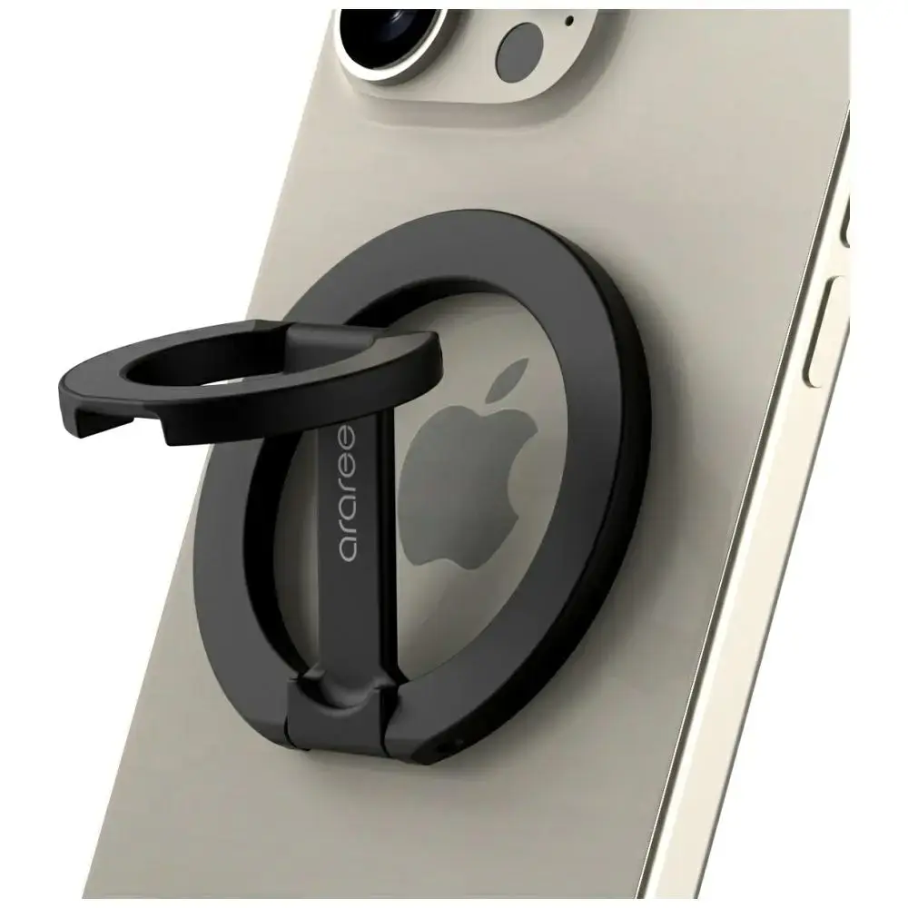 Ring stand Araree A-Ring MagSafe GripTok black