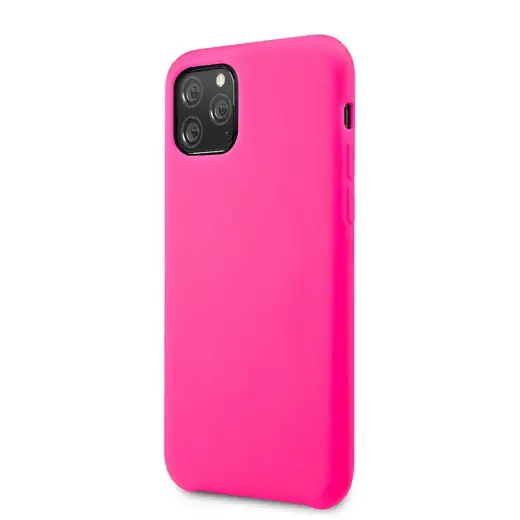 Fusion Elegance Fibre Izturīgs Silikona Aizsargapvalks Priekš Samsung A715 Galaxy A71 Rozā