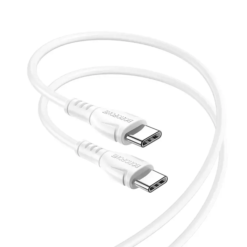 Borofone BX51 data transfer and charging cable | USB-C | 60W | 1m | white