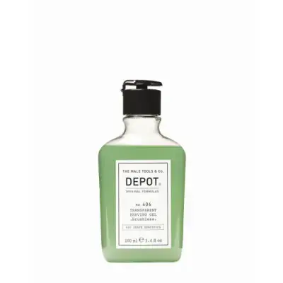 Depot Number 406 Transparent Shaving Gel 100 Ml