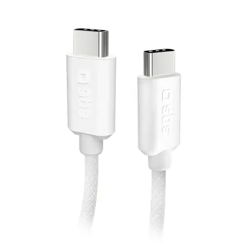 data transfer and charging cable | USB-C to USB-C | 60W | 1.5m | gray