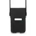 Lacoste PVC Iconic Petit Pique Metal Logo Phone Pouch XL Black