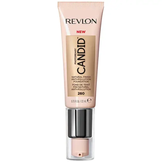 Revlon, PhotoReady Candid, Natural Finish, Cream Foundation, 260, Chai, 22 ml