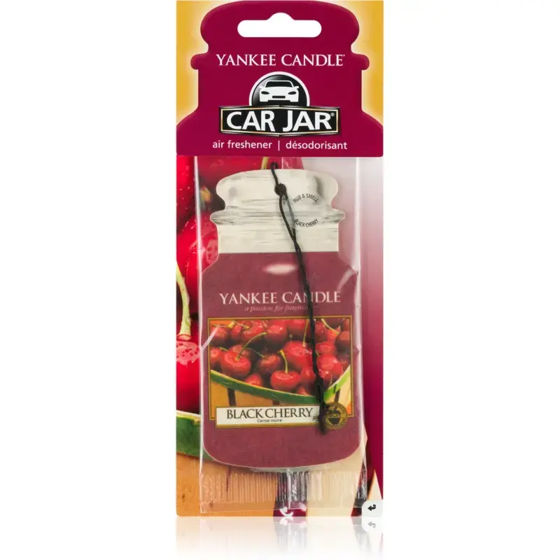 Black Cherry Car Jar® Yankee Candle, Red, 7.8cm X 19.7cm | Fruity