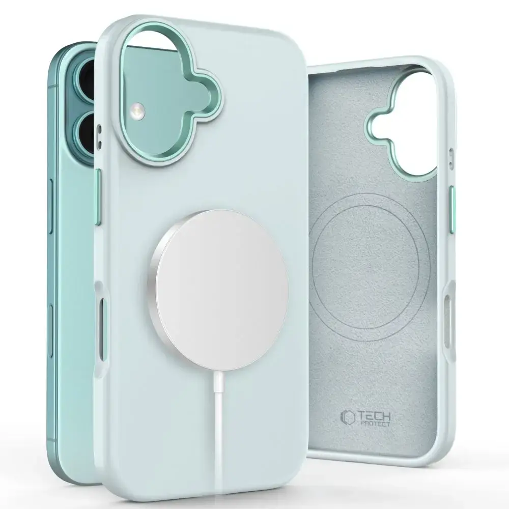 TECH-PROTECT SILICONE PURE MAGSAFE IPHONE 16 SKY BLUE