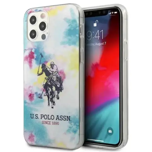 US Polo USHCP12MPCUSML iPhone 12|12 Pro 6,1" multicolor Tie & Dye Collection