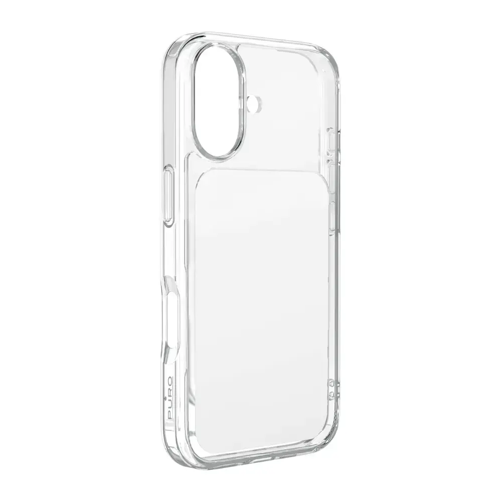 Puro Plate Mag maciņš ar MagSafe atbalstu telefonam iPhone 17 balts