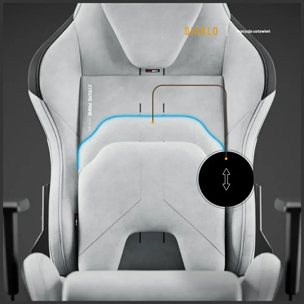 Gaming chair Diablo X-One PRIME Normal Size grey