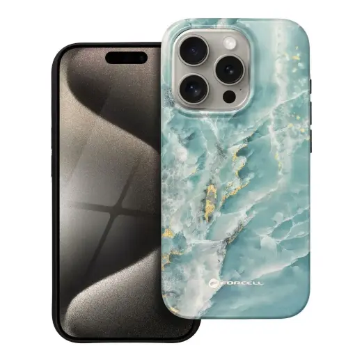 Forcell F-Protect Mirage maciņš ar MagSafe atbalstu telefonam iPhone 15 Pro zaļš