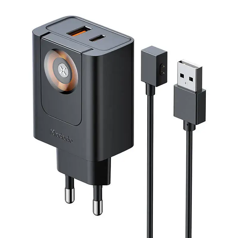 McDodo CH-3700 travel charger | 30W | USB-C, USB-A | black