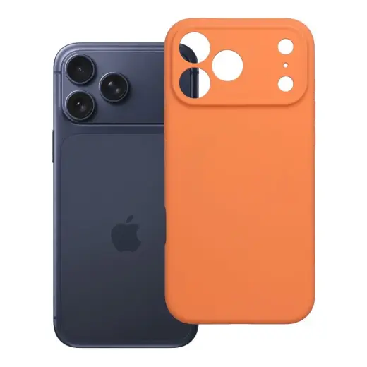 Forcell F-Protect Rubber Premium phone case with MagSafe support for iPhone 17 Pro Max | iPhone 18 Pro Max orange