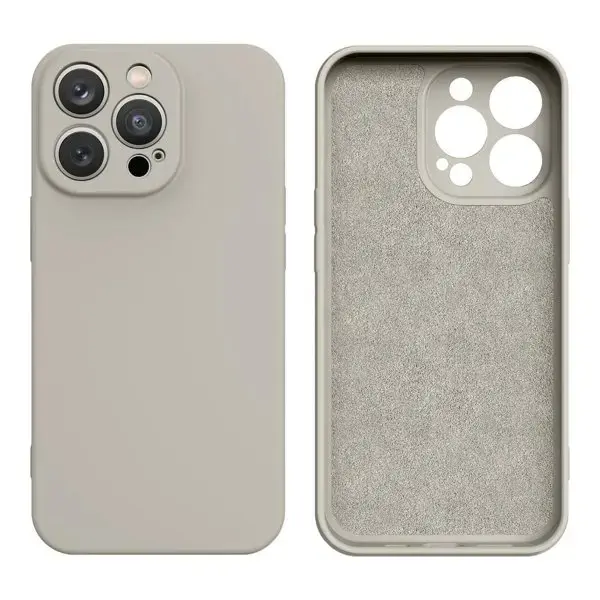 Fusion elegance fibre izturīgs silikona aizsargapvalks Samsung S918B Galaxy S23 Ultra 5G bēšs