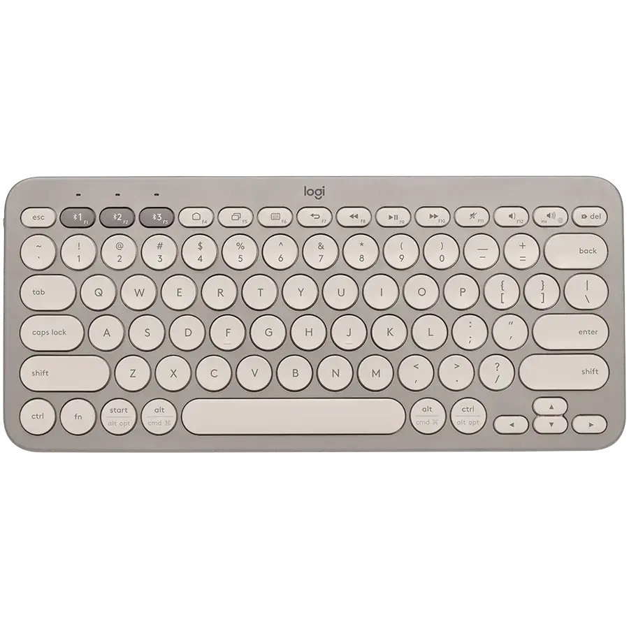 LOGITECH K380 Multi-Device Bluetooth Keyboard - SAND - US INT'L