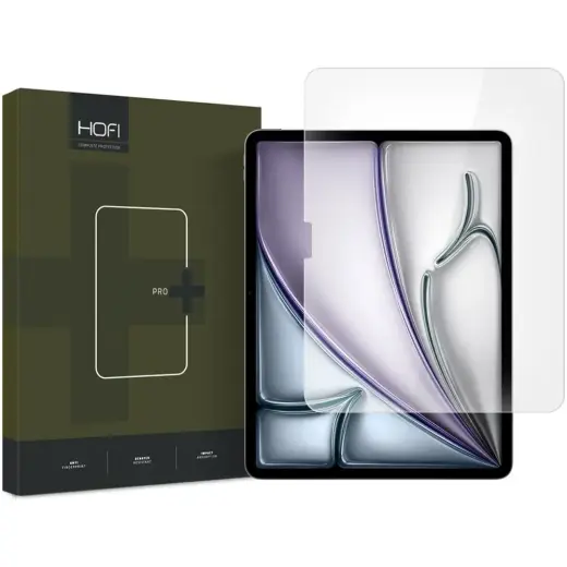 HOFI GLASS PRO+ IPAD AIR 11 6 | 2024 CAURSPĪDĪGS RŪDĪTS STIKLS