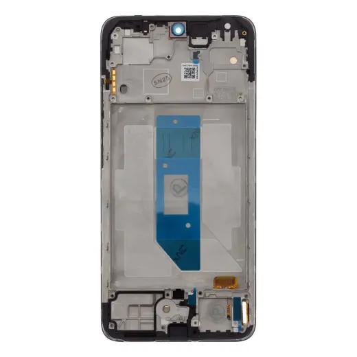 LCD Display + Touch Unit + Front Cover for Xiaomi Redmi Note 14 4G (EU Version) Black (Service Pack)