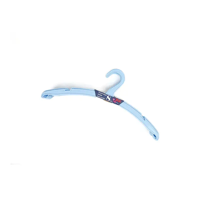 Drēbju pakaramais plastmasas 41x16cm, 8gb zils