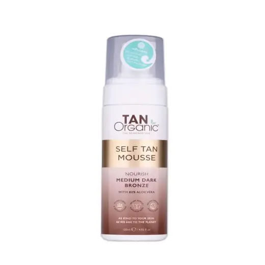 TanOrganic, Self Tan, Nourishing, Self-Tanning Mousse, For Face & Neck, 120 ml