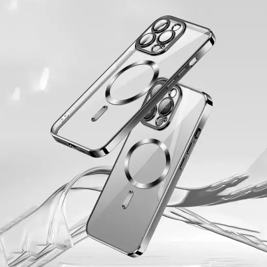 Vmax Electroplating Mag TPU case for Samsung Galaxy S25 Ultra black Photo