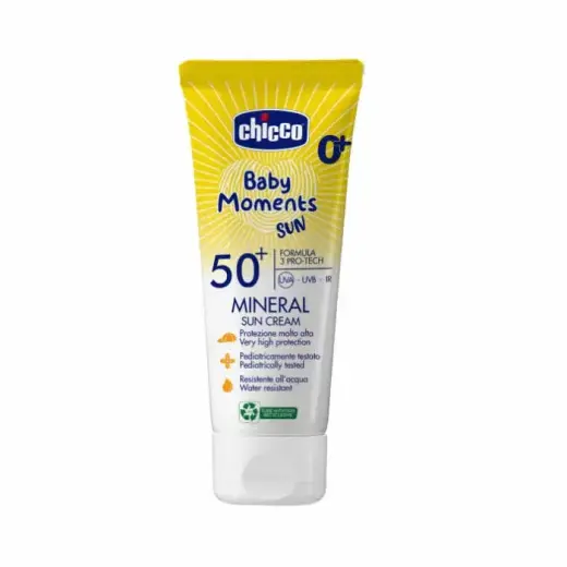 Chicco Baby Moments Mineral Sun Cream Spf50+ 0+ 75ml