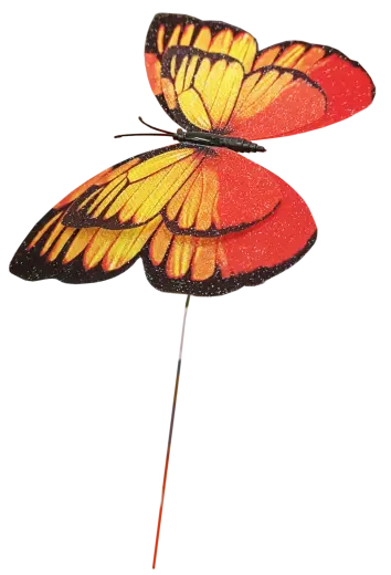 Garden decor Butterfly on a stick