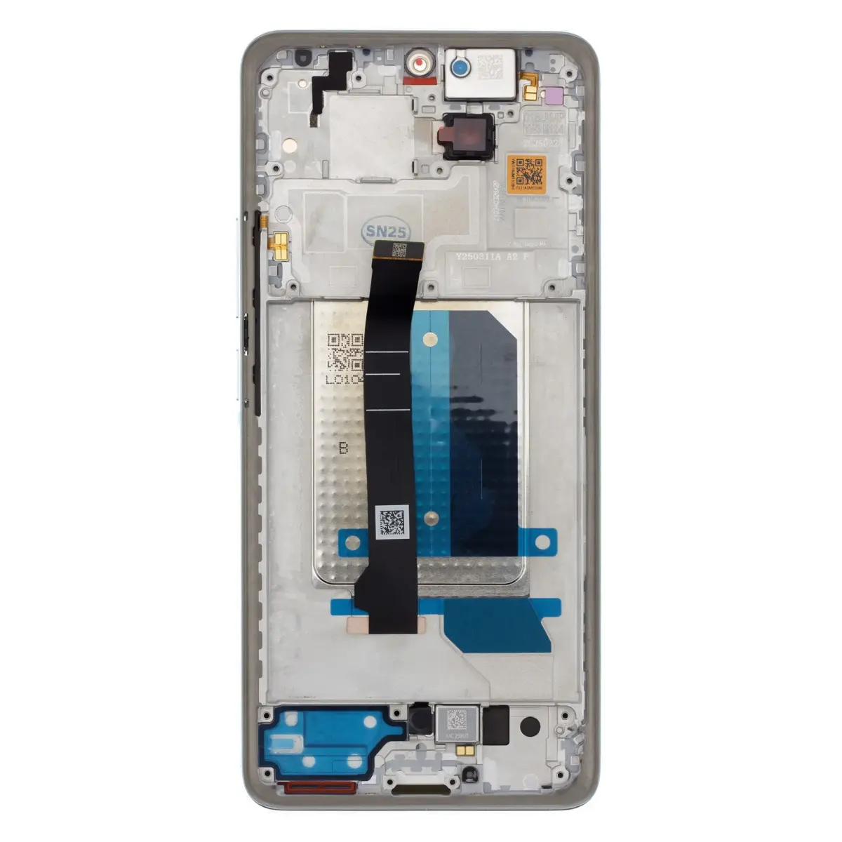 LCD Display + Touch Unit + Front Cover for Xiaomi Redmi Note 14 Pro+ 5G Blue (Service Pack)