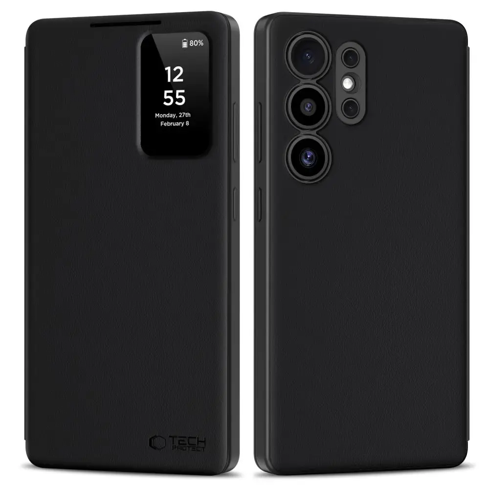 Tech-Protect Smart Wallet telefona maciņš Samsung Galaxy S25 Ultra black