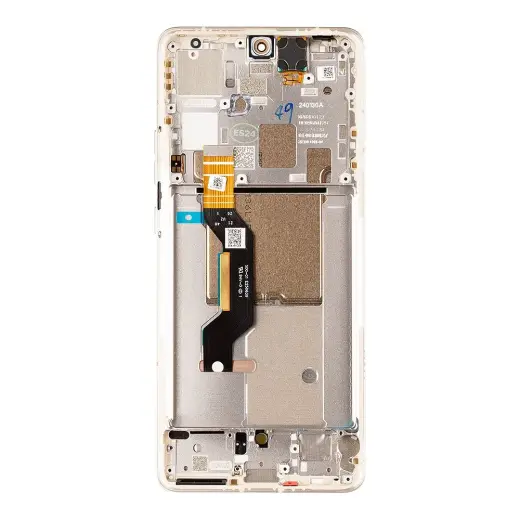 Motorola Edge 50 Pro LCD Display + Touch Unit + Front Cover Moonlight Pearl (Service Pack)