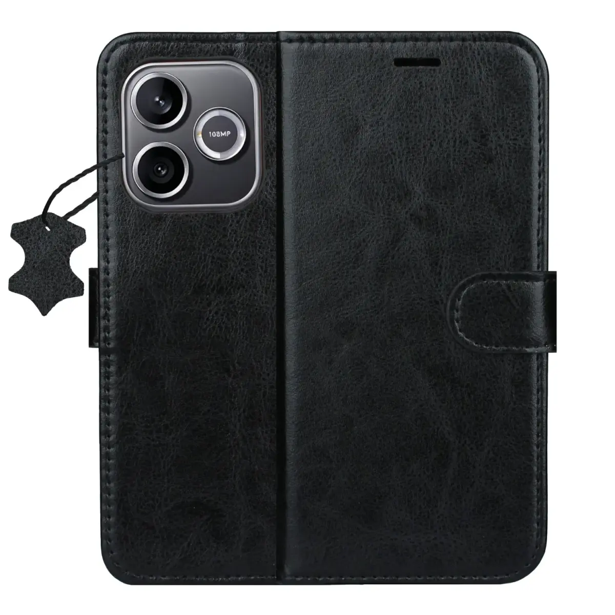Smart Luxe leather case for Honor 600 Lite black