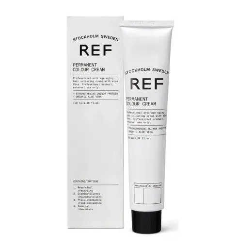 Ref Stockholm, Permanent Colour, Vegan, Permanent Hair Dye, 12.11 Light Khaki Blonde, 100 ml