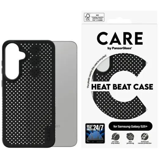 Etui CARE by PanzerGlass Feature do       Samsung Galaxy S25+ heat beat