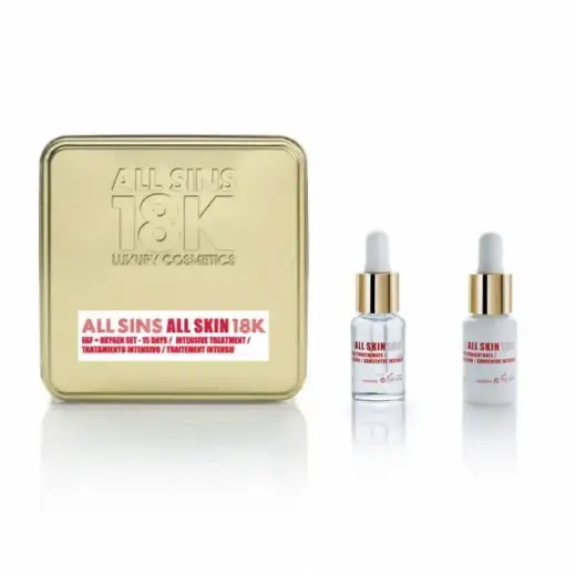 All Sins 18k All Skin Efg Oxygen 15 Days Intensive Treatment Set 2 Pieces
