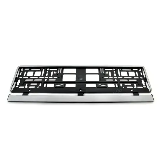 License Plate Frame - silver